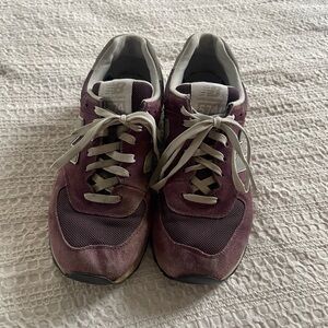 New Balance Plum and Gray Sneakers